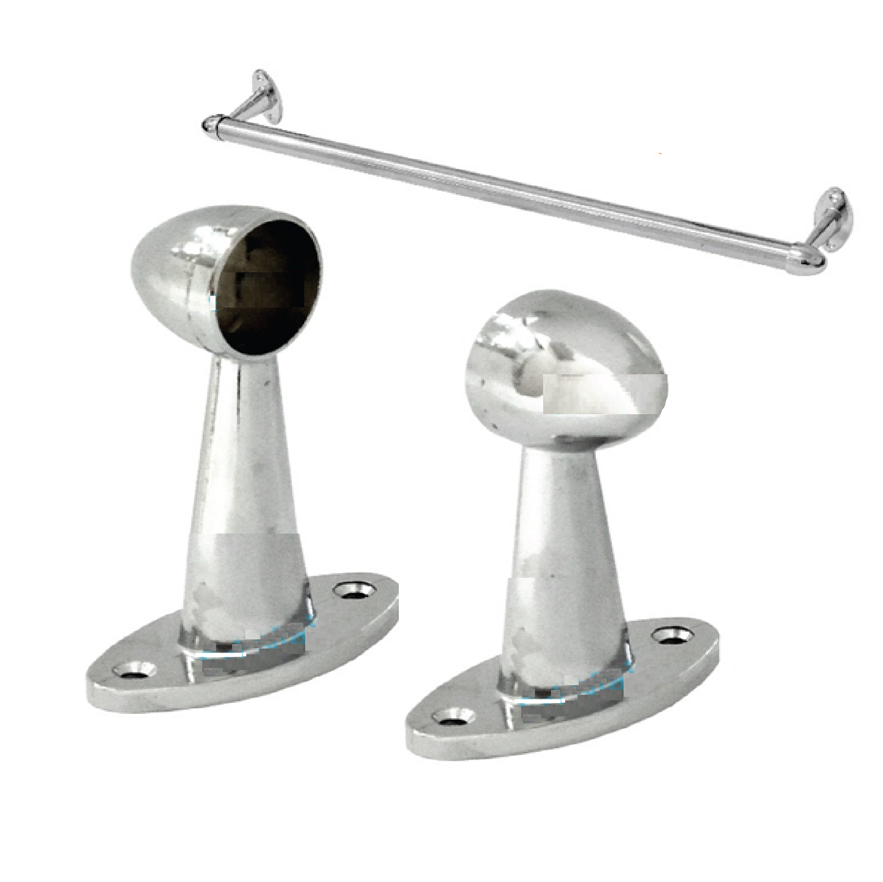 HardwareCity 25MM Towel Bar End Holder 2PC/PACK